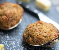 End of Season Wild Caught Stuffed Clams - 2 Pack